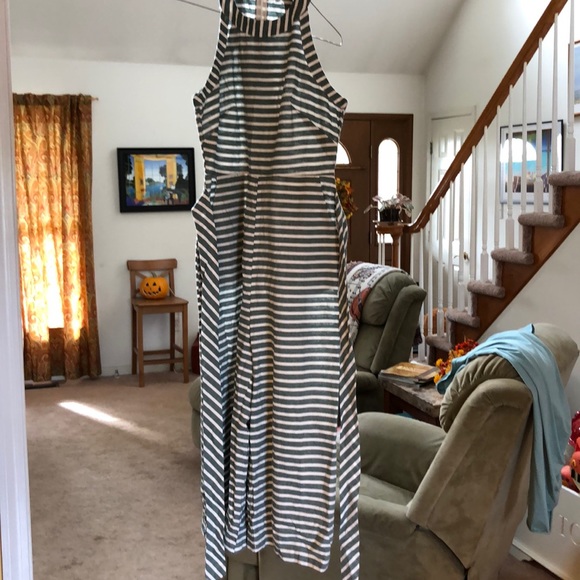 Ute green and white striped jumpsuit! - Picture 1 of 1